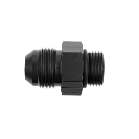 Red Horse Performance -10 MALE TO -06 O -RING PORT ADAPTER (HIGH FLOW RADIUS ORB) -BLACK 920-10-06-2